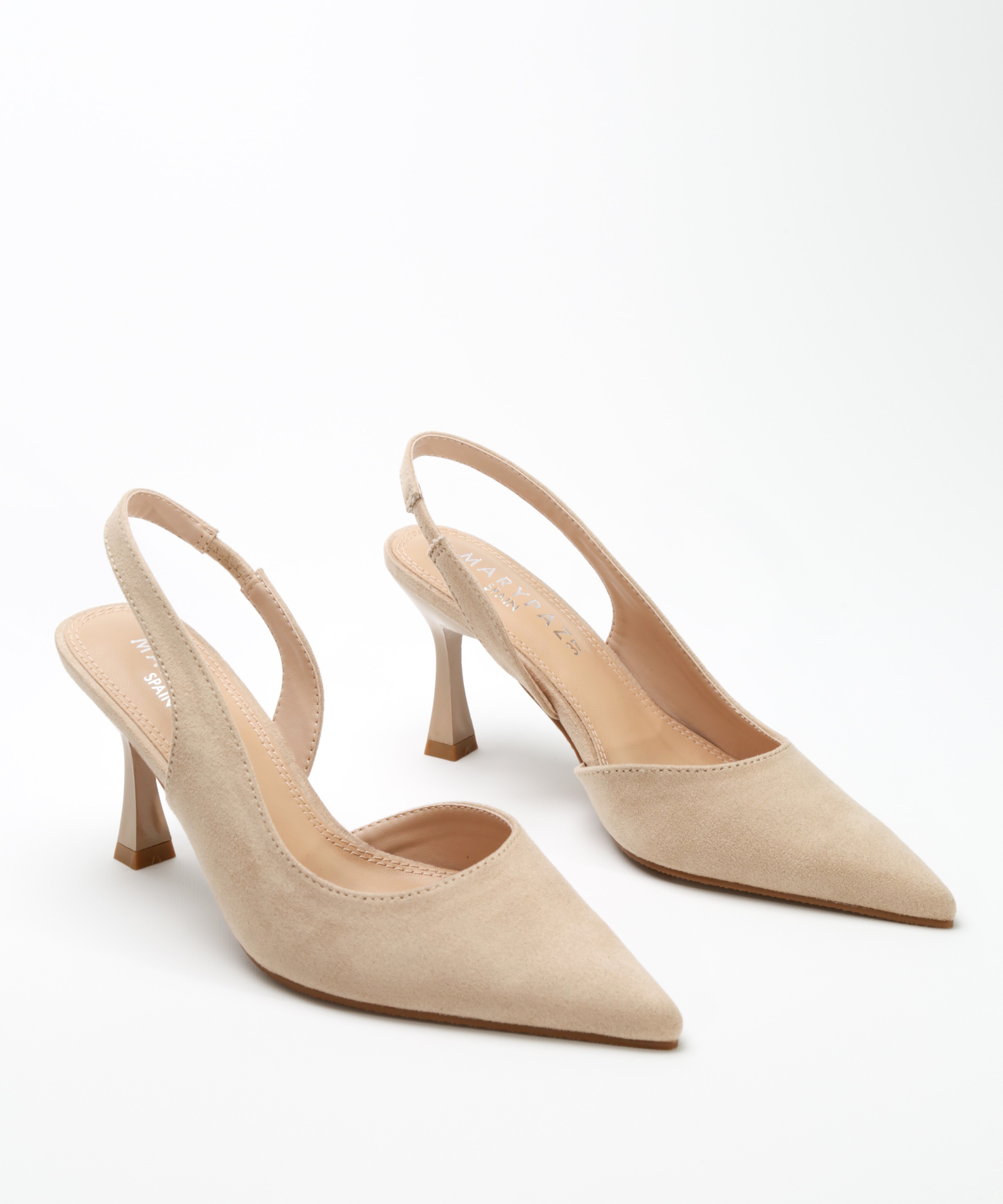 Zapato tac&oacute;n destalonado ante image number null